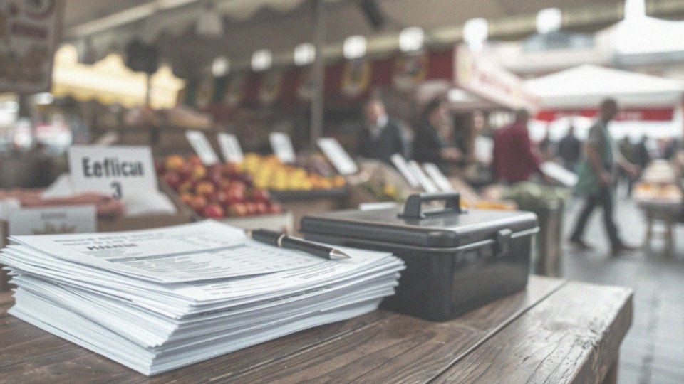 Jakie są formalności związane z uzyskaniem pozwolenia na handel na targowisku?