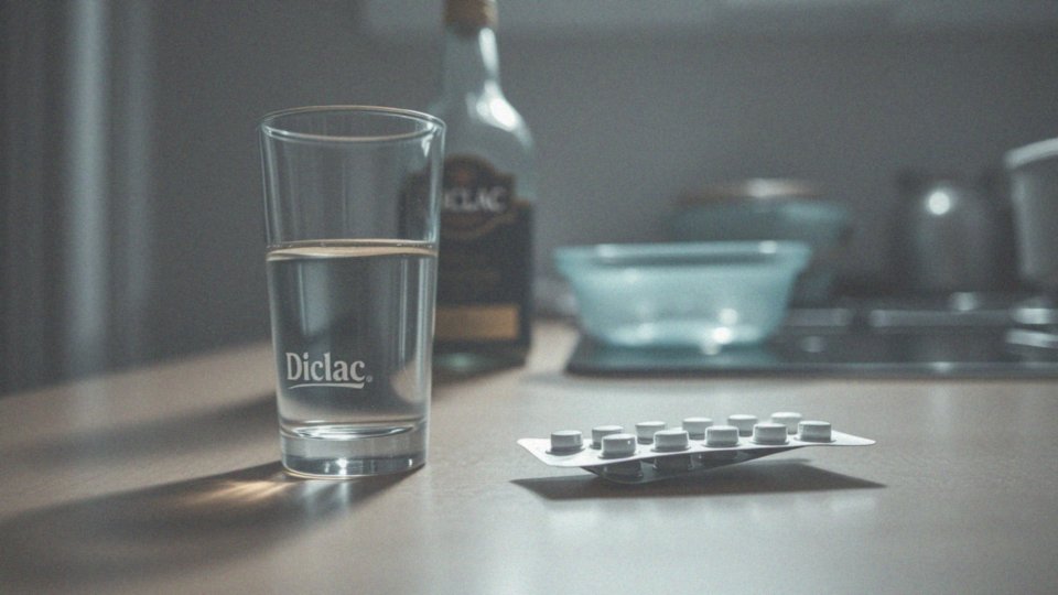 Jakie są interakcje Diclac z alkoholem?