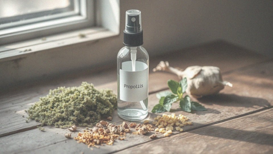Jakie składniki zawiera propolis spray na gardło?