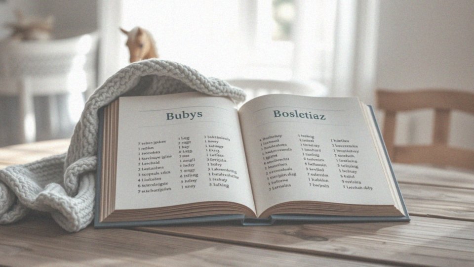 Jakie imiona są popularne dla chłopaków?