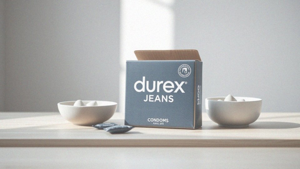 Jakie są opcje pakowania prezerwatyw Durex Jeans?