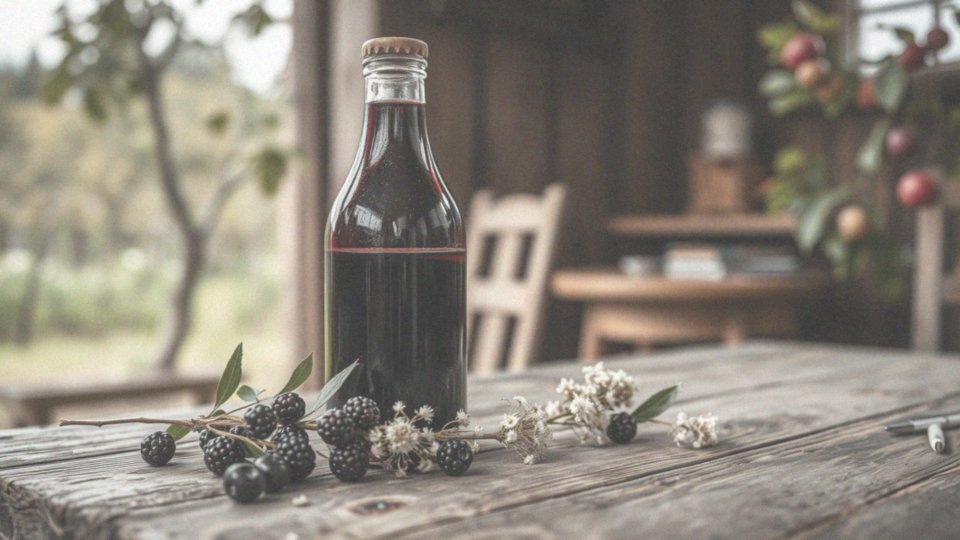 Sok z czarnego bzu na co pomaga? Odkryj jego właściwości zdrowotne